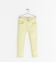 pantalón slim sarga 
